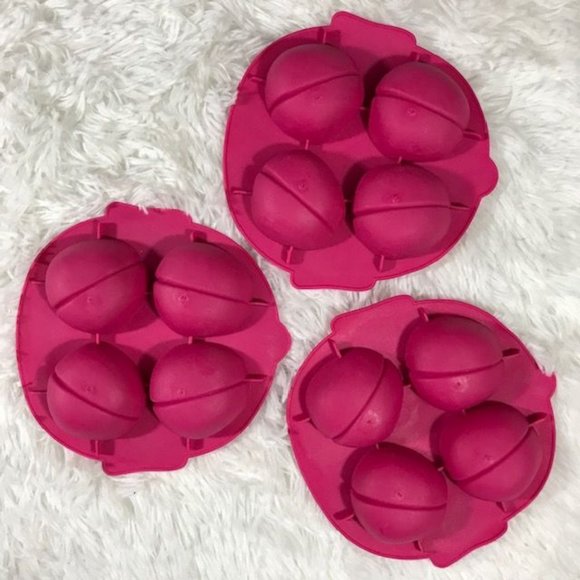 NWOT 3 Pc Novelty Brain Ice Cube and Chocolate Molding Party SiliconTray - Picture 3 of 7